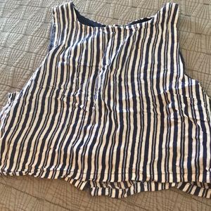 Forever 21 stripped crop top